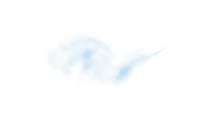 PNG Transparent Wind Swirl Effect with Cold Blue Spiral Lines for Clean Air, Winter Flow, or Hurricane Energy Concepts