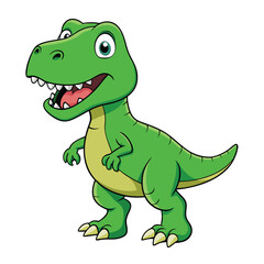 Cartoon dinosaur vector