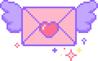 Pixel Illustration of WingedLetter