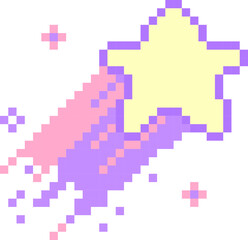 Pixel Illustration of ShootingStar