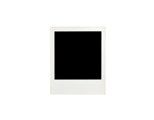 Vintage Instant Photo Frame with Textured Surface and Aged Edges