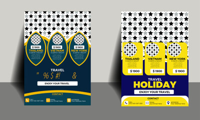 Business Traveling Agency Flyer Design