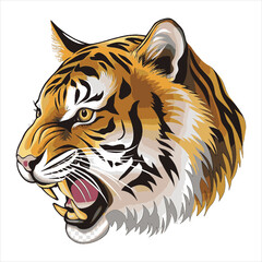 tiger head Vector