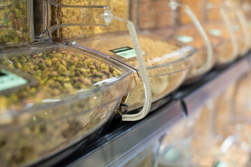 bulk food containers with nuts