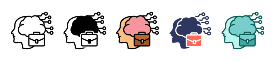 Business Intelligence multiple icon