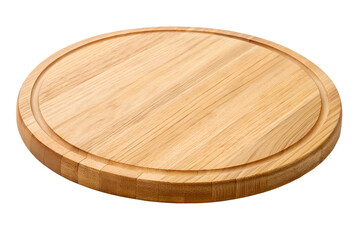 Round Wooden Cutting Board Perfect for Kitchen Prep and Serving