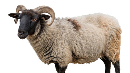 Obraz premium Many types of Sheep are not the same, isolated transparent background