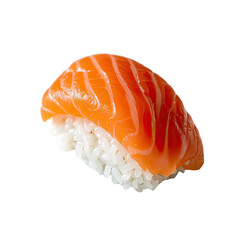 Delicious Traditional Japanese Sushi Salmon Nigiri, Generative AI	
