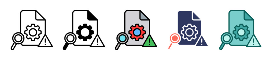 Identify Problem multiple icon