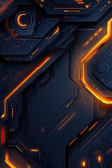 Abstract illustration of a technological surface.