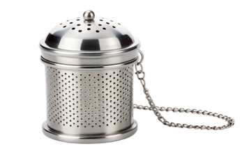 Stainless Steel Tea Infuser with Chain, Fine Mesh Filter for Loose Leaf Tea