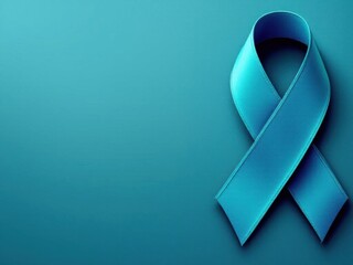 sample.National slavery and human trafficking prevention month concept. Banner with blue ribbon awareness and text. Vector illustration.