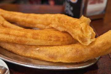 The famous churros from Seville, Spain