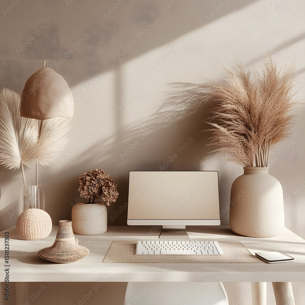 Fototapete professional warm designer profile image crafted minimalist typographic design only no illustrations