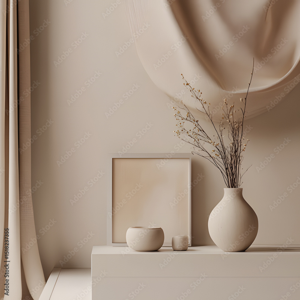 Fototapete professional warm designer profile image crafted minimalist typographic design only no illustrations