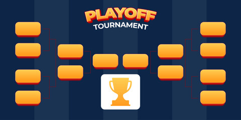 Design Creative Tournament Bracket Vector New