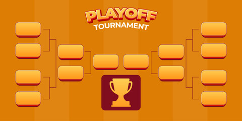 Design Creative Tournament Bracket Vector New