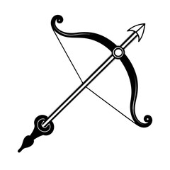 vector illustration of a black and white arrows