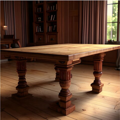 wooden table
