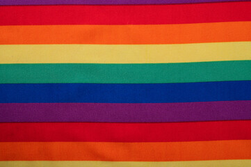 Bandera de LGBT con detalles de tela y muy buena textura ideal para fondos y/o banners