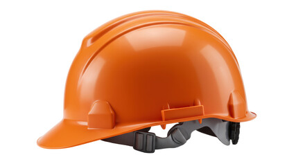 Isolated orange hard hat