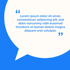 Quote bubble banners, infographics. Editable social media post templates. Colorful speech bubble design. Vector illustration