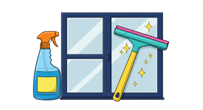 Isolated Window Cleaning