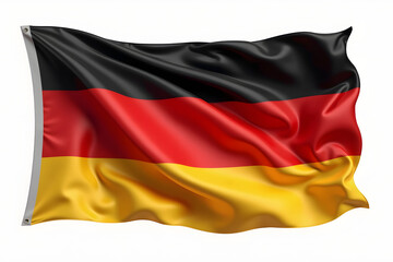 Naklejka premium flag of germany waving