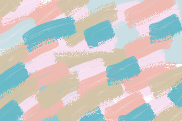Obraz premium Colorful pastel painting abstract background vector, wallpaper, art