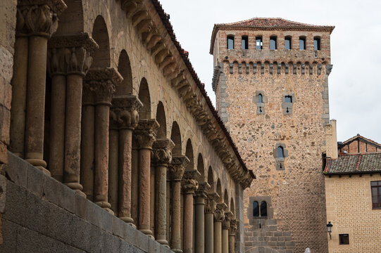 Torreon de Lozoya en el casco antiguo de Segovia, castilla y leon, espa&ntilde;a