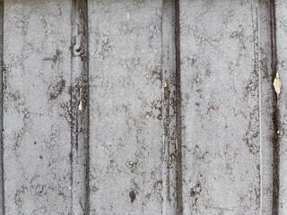 Rustic, white painted planks.