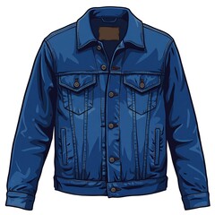 Naklejka premium Indigo Canvas