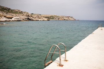 Seaside Entry Point with Rocky Horizon