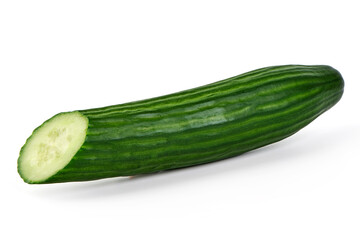 Cucumber, isolated on white background