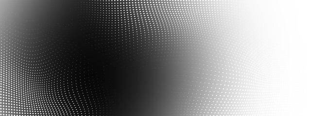 black halftone texture background