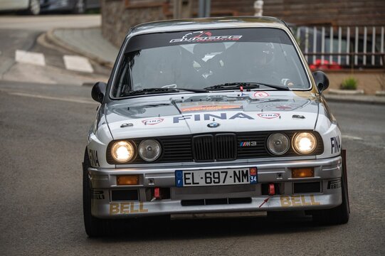 Kevin Parsa and J-Louis Hottelet in their BMW M3 E30 during the 73rd Rally KH7 Costa Brava