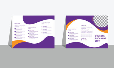 Tri-fold business brochure design