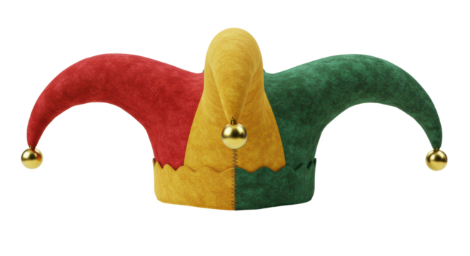 Isolated Jester Hat