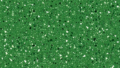 Green granite terrazzo flooring vector seamless texture