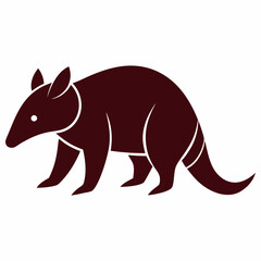 Vector illustration of a pangolin animal