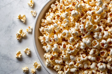 Obraz premium popcorn in a bowl