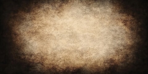 Obraz premium Aged Parchment Canvas Surface with Sepia Tones, Timeworn Antique Texture Background for Art Uses