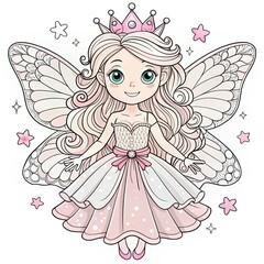 Fototapeta premium fairy with wings