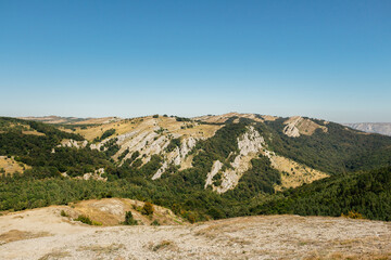 View of the Mountain Ridges of Demerdzhi, Crimea
