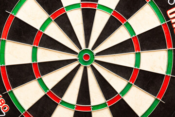 Classic professional sisal dart board background