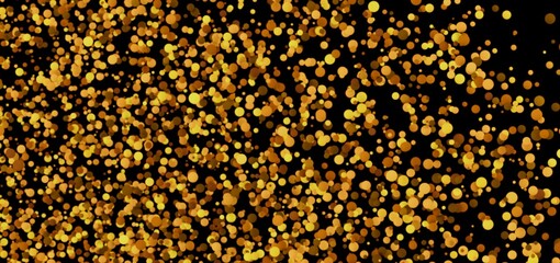 Abstract background with golden confetti. Perfect for celebration, party, or festive designs.