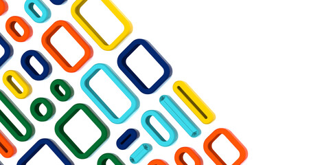 Color Blend Rainbow Trendy Low Poly BG Design