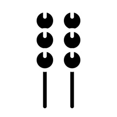 satay glyph icon