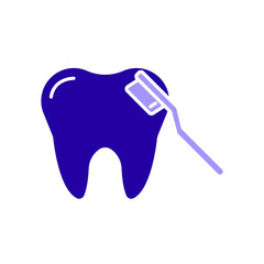 Icon a dental, isolated against a clean background.