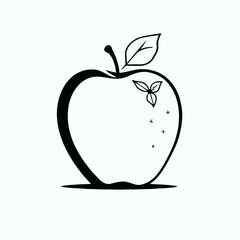 festival apple vector illustration on white 